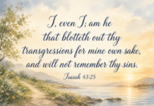 Daily Devotional: The Gift of Forgiveness Devotional image for Isaiah 43:25