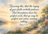 Daily Devotional: Embracing the Journey of Patience Devotional image for James 1:3-4