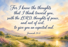 Daily Devotional: Embracing Hope in God’s Promises Devotional image for Jeremiah 29:11