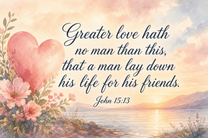 Devotional image for John 15:13