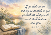 Daily Devotional: The Power of Abiding in Prayer Devotional image for John 15:7
