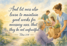 Daily Devotional: The Power of Good Works Devotional image for Titus 3:14
