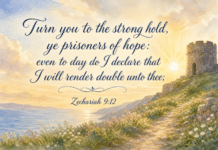 Daily Devotional: Embracing the Promise of Hope Devotional image for Zechariah 9:12