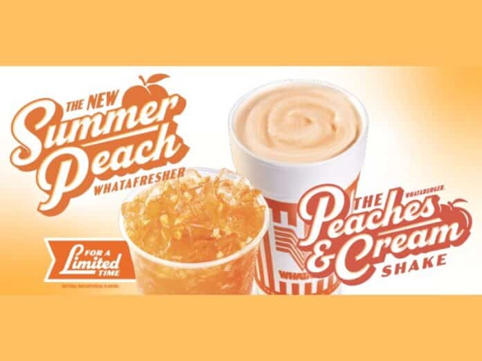 whataburger peach drinks