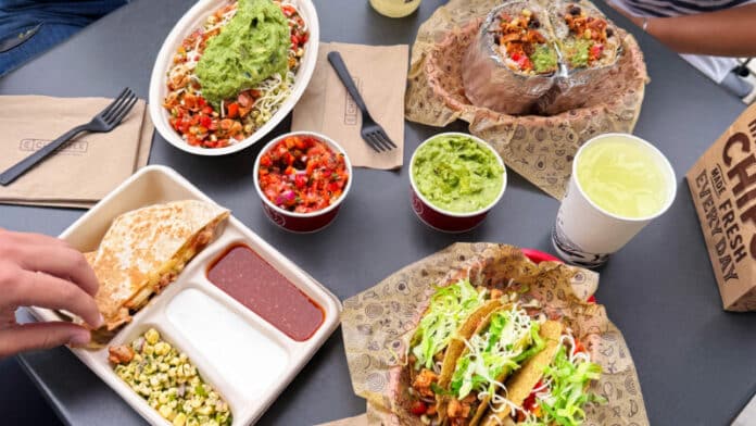Chipotle_Sundays On Sundays, August 23, August 30 and September 6, guests who order two or more entrées after 3 p.m. local time on the Chipotle app or website can receive a free entrée with code SUNDAYS.