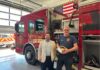 United Communications Delivers Treats to Eagleville Firefighters