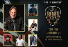 The Boot Bash Returns to College Grove Sept. 24, Benefiting Fallen Heroes Memorial