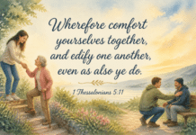 Daily Devotional: The Power of Uplifting Each Other Devotional image for 1 Thessalonians 5:11