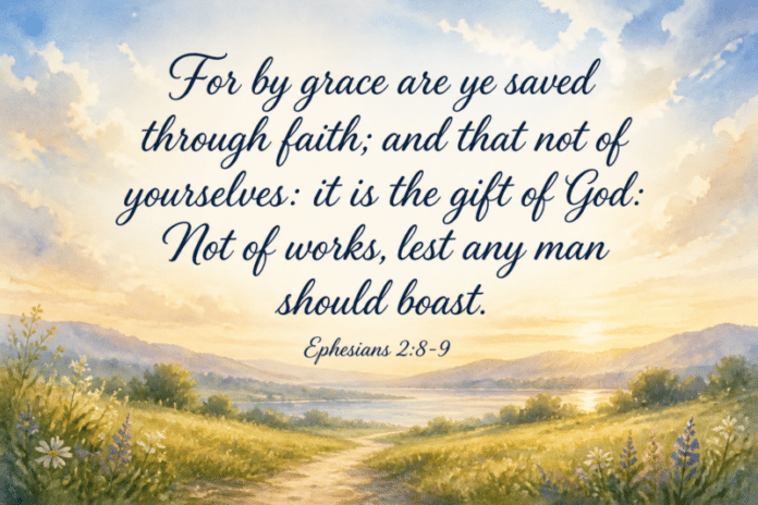 Devotional image for Ephesians 2:8-9