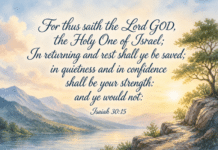 Daily Devotional: Finding Strength in Rest Devotional image for Isaiah 30:15