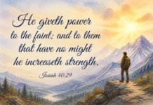 Daily Devotional: Finding Strength in Our Weakness Devotional image for Isaiah 40:29