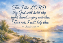 Daily Devotional: Finding Peace in God’s Promise Devotional image for Isaiah 41:13