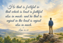 Daily Devotional: The Heart of True Leadership Devotional image for Luke 16:10