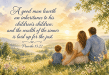 Daily Devotional: The Legacy We Leave Behind Devotional image for Proverbs 13:22