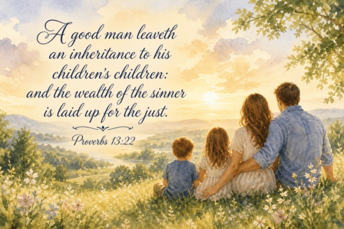 Devotional image for Proverbs 13:22