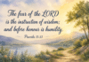 Daily Devotional: Embracing Wisdom Through Humility Devotional image for Proverbs 15:33