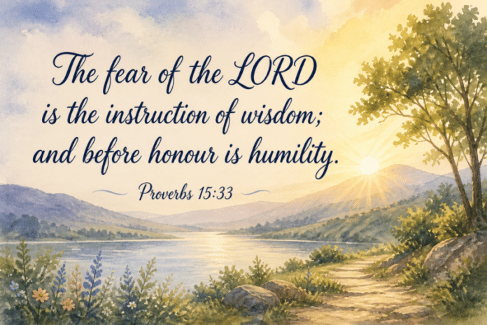 Devotional image for Proverbs 15:33