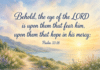 Daily Devotional: Finding Hope in God’s Watchful Eye Devotional image for Psalm 33:18