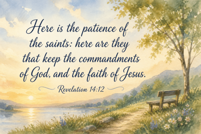 Devotional image for Revelation 14:12