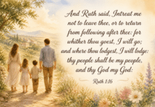 Daily Devotional: The Power of Family Bonds Devotional image for Ruth 1:16