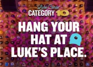 Luke Combs’ Category 10 Wants Your Hat for Its Vegas Hat Wall