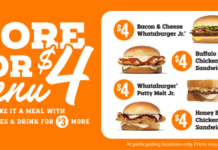 Whataburger Launches More for $4 Value Menu whataburger