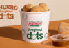 Krispy Kreme Debuts Churro Doughnut Dots Poppable, dippable cinnamon sugar-coated Doughnut Dots with dulce de leche dipping sauce available for a limited time beginning Sept. 22