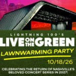 Live on the Green Returning in 2027, Lawnwarming Party Set for October