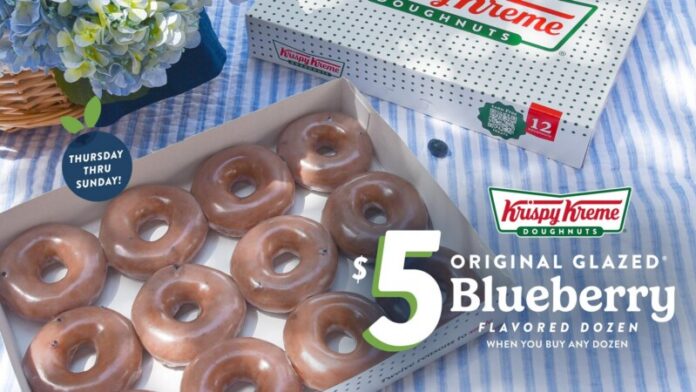 Where to find the blueberry doughnut
