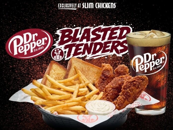 Slim Chickens Launches Dr Pepper Blasted Tenders, Tender Bites and Wings