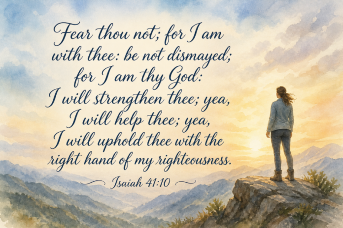 Devotional image for Isaiah 41:10