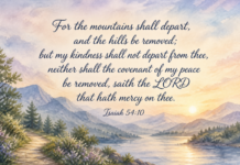 Daily Devotional: Finding Lasting Peace Devotional image for Isaiah 54:10