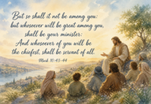 Daily Devotional: True Leadership Through Serving Devotional image for Mark 10:43-44