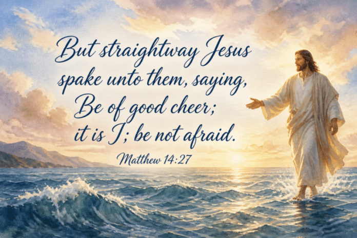 Devotional image for Matthew 14:27