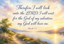Daily Devotional: Finding Hope in Waiting Devotional image for Micah 7:7