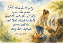 Daily Devotional: The Joy of Serving Others Devotional image for Proverbs 19:17