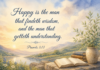 Daily Devotional: The Joy of Wisdom and Understanding Devotional image for Proverbs 3:13