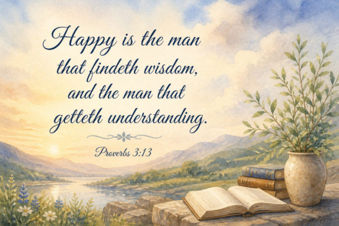 Devotional image for Proverbs 3:13