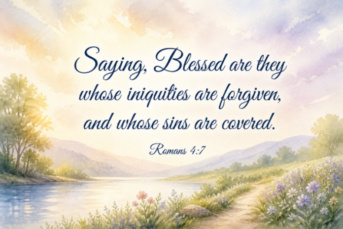Devotional image for Romans 4:7