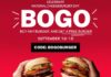 Five Guys Offers BOGO Burgers for National Cheeseburger Day Five Guys, National Cheeseburger Day, BOGO Burgers, Burger Deals