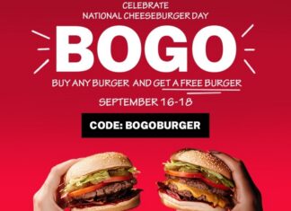 Five Guys Offers BOGO Burgers for National Cheeseburger Day Five Guys, National Cheeseburger Day, BOGO Burgers, Burger Deals