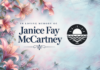 OBITUARY: Janice Fay McCartney