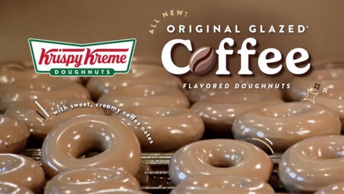 krispy kreme coffee flavored donuts Available Sept. 26-29, fans can get a dozen Original Glazed® Coffee Flavored Doughnuts or Original Glazed® Doughnuts for just $5 with the purchase of any dozen