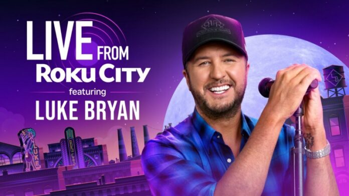 luke Bryan roku Luke Bryan Headlines Exclusive Roku City Concert