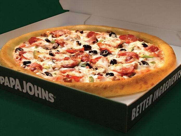 papa John’s the works pizza papa Johns the works pizza