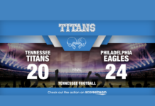 Eagles Beat Titans 24-20 on Late Hurts-to-Cooper Touchdown titans