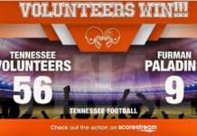 Tennessee Rolls Past Furman 56-9 in Season Home Opener vols vs Furman 2026