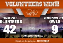 Tennessee Runs Past Kennesaw State, 42-9