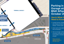 BNA Terminal Garage 1 Entrance to Close Oct. 20 for Construction