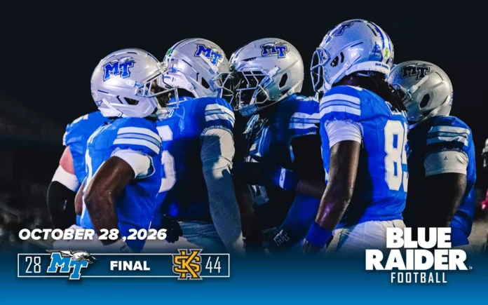 Blue Raiders drop weeknight finale to Kennesaw